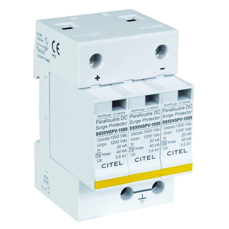 Surge arrester - CITEL - DC T2 - 480361 DS50VGPVS-1000
