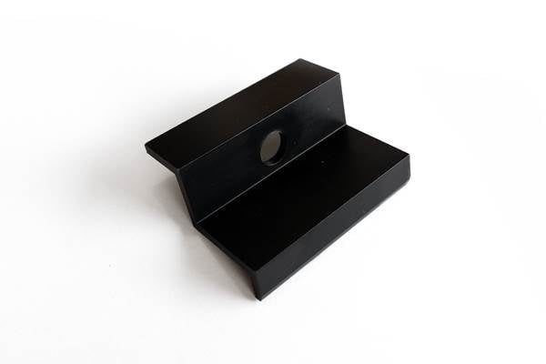 Structures - end clamp - 40mm - black