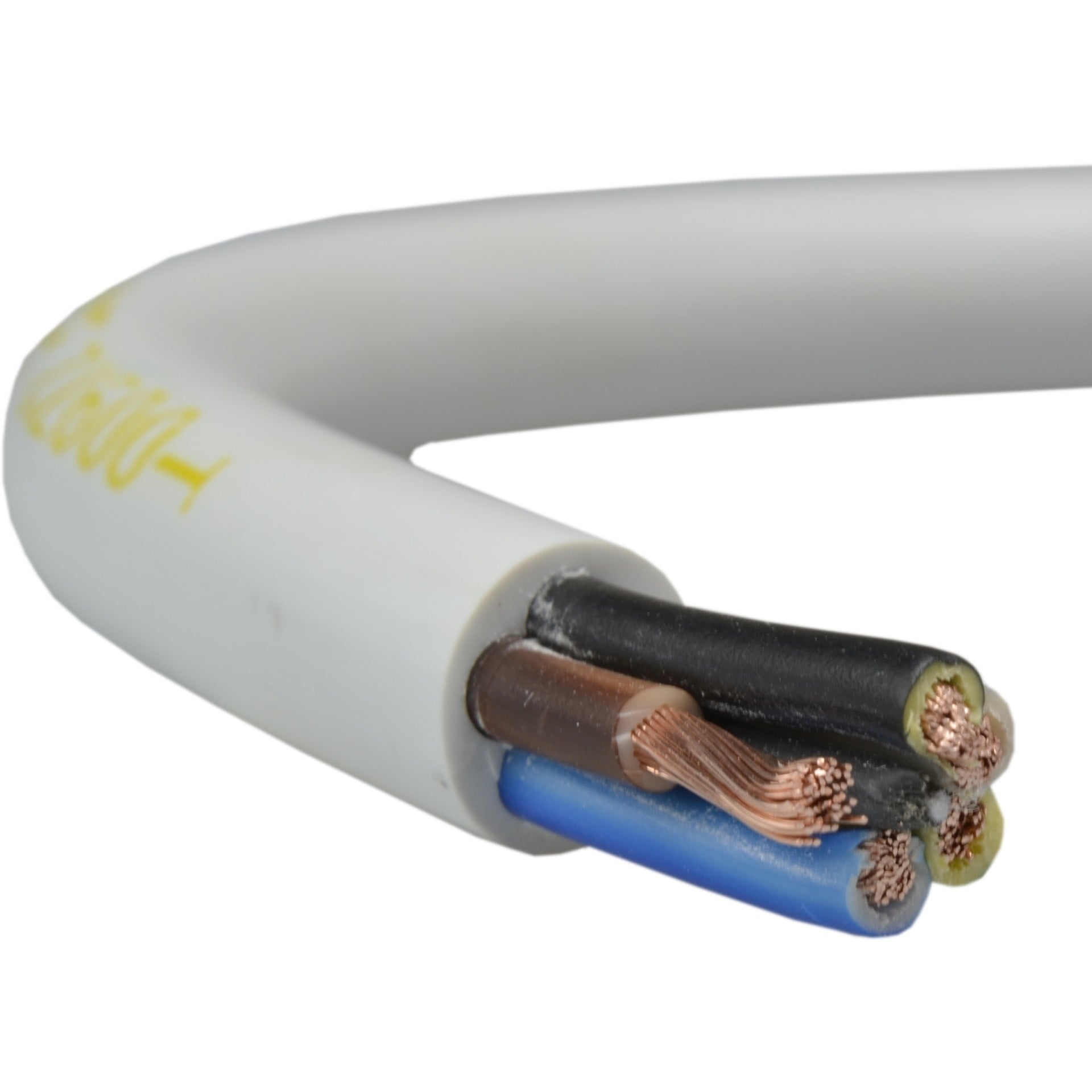 Kabel - OWY - 5x6mm2 - 300/500V - stranded - white
