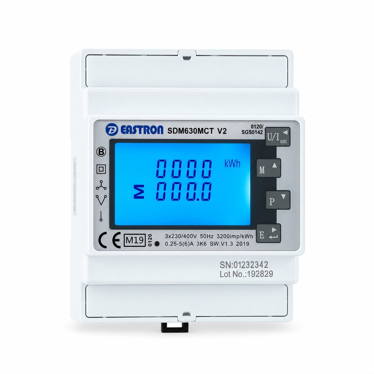 Energy meter - EASTRON - SDM630MCT - dedicated to SOLPLANET střídače - 3-phase