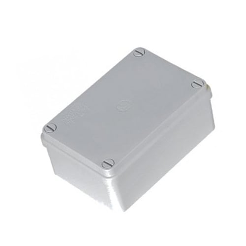 Watertight enclosure - S-BOX - without insert - white - IP65 - halogen-free - dims. 150x110x70