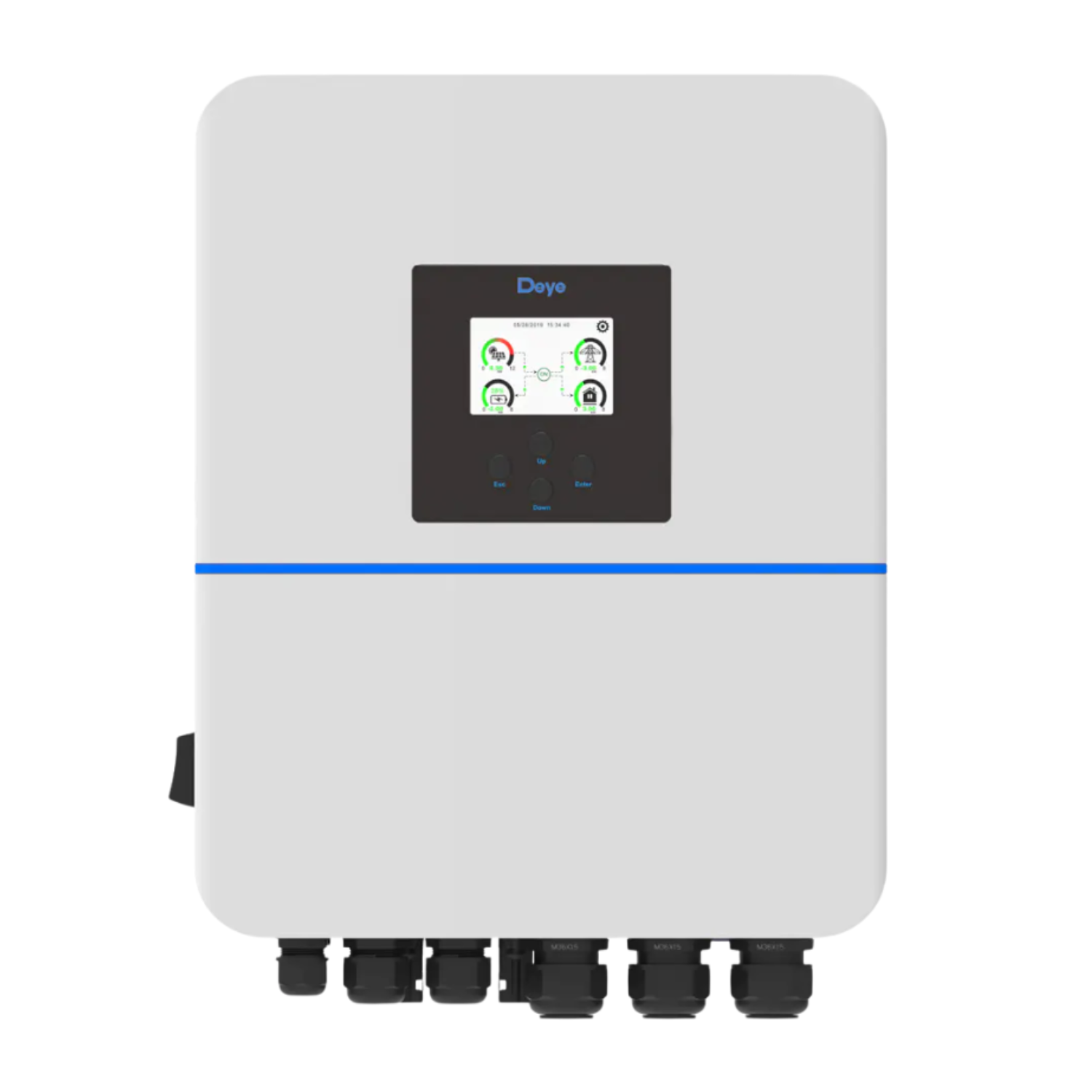 Střídač - DEYE - SUN-10K-SG01HP3-EU-DM2 - hybrid - high-voltage