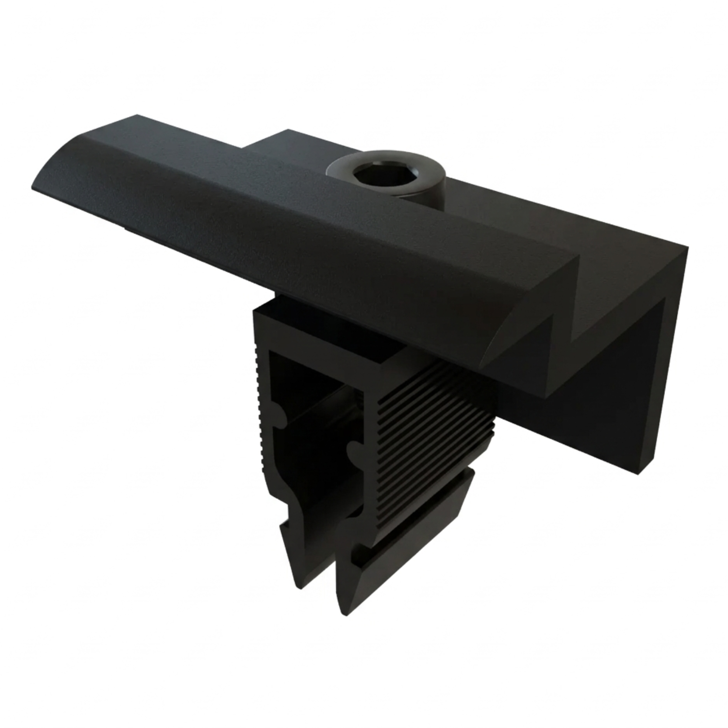Structures - End clamp - adjustable - 4 pcs - KLIK - black - 30-42.5 mm