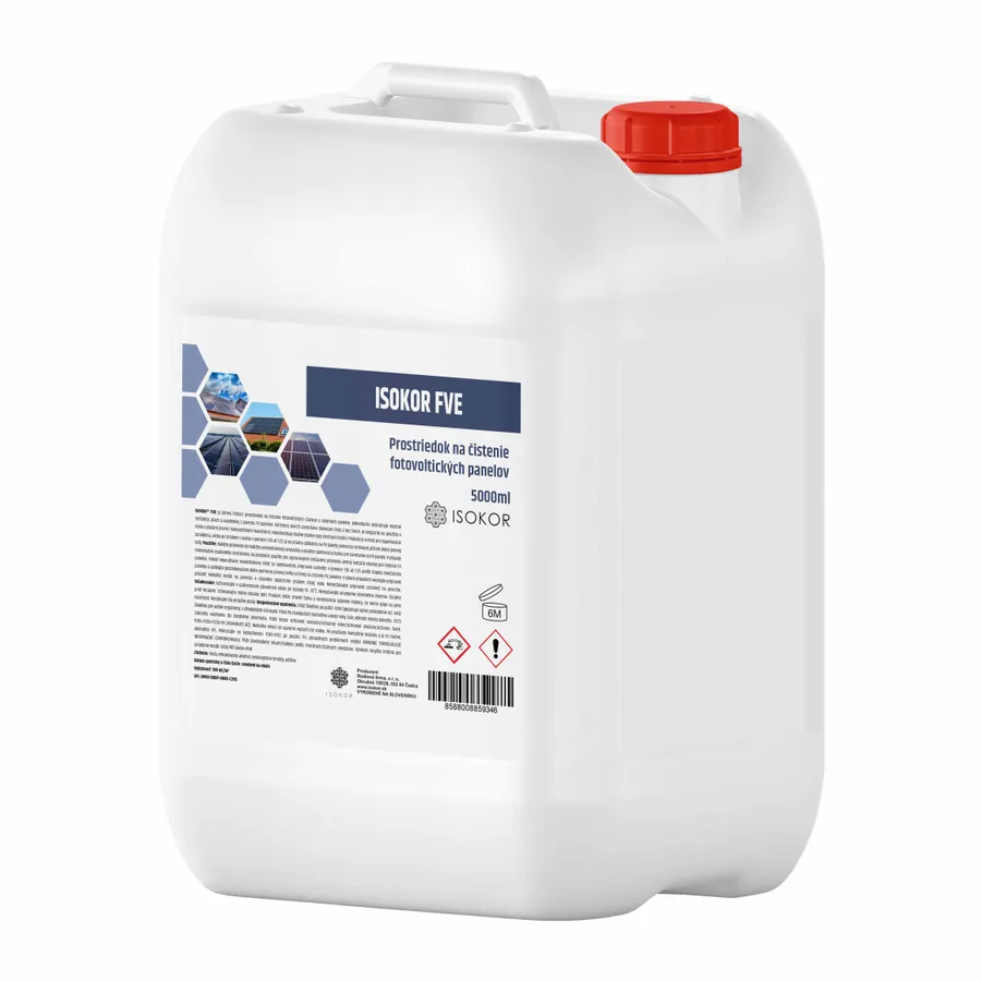 Isokor FVE – čistenie solárnych panelov 5000 ml