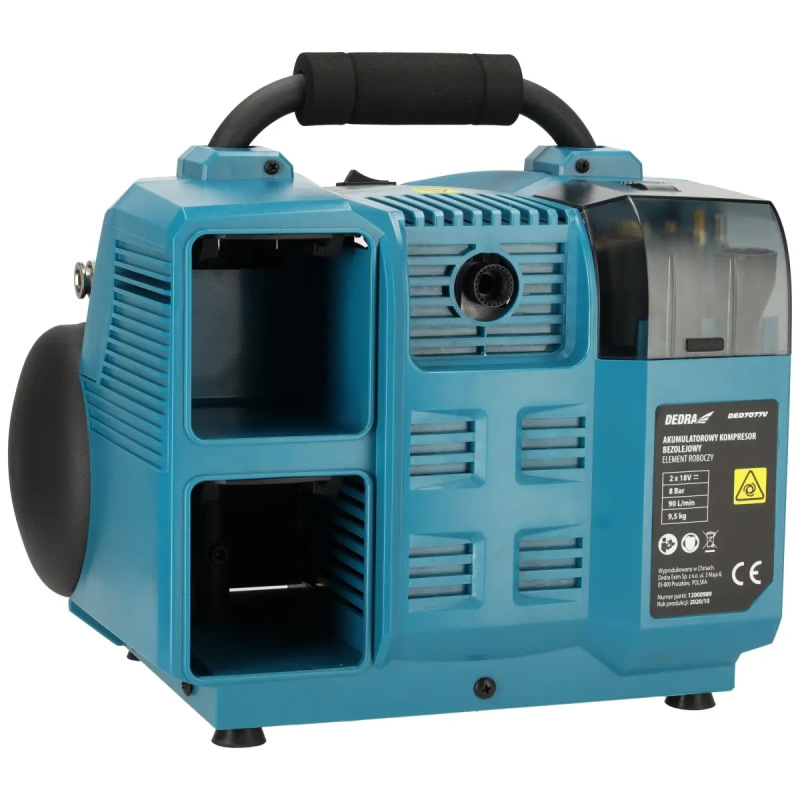 Akumulátorový kompresor 6 litrov 2x18V 1