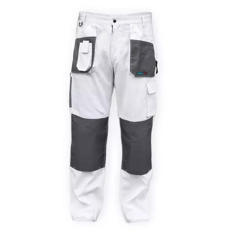 Nohavice ochranné veľkosť M/50, biela, gramáž 190g/m2