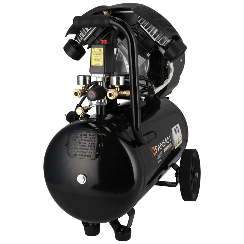 Kompresor olejový 2-valec do V, 2,3 kW, 50l 7