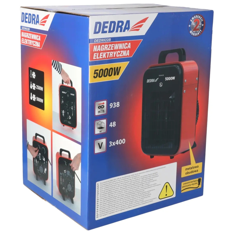 Elektricky ohrievač 5kW 400V 2