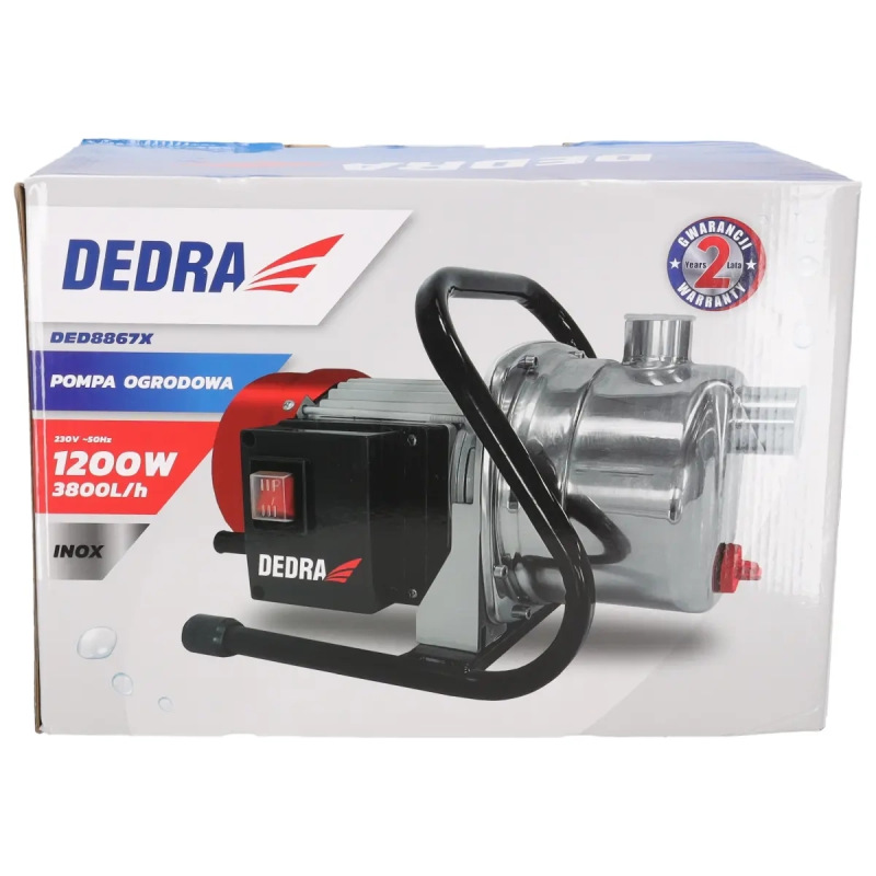 Záhradné čerpadlo 1200W, INOX 7