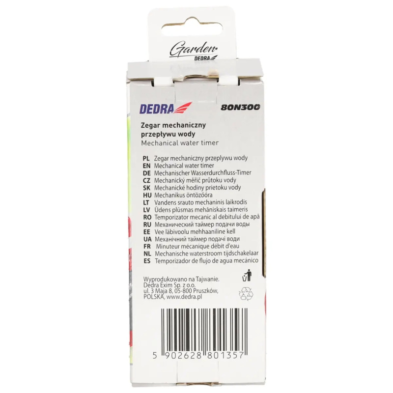 Mechanické hodiny prietoku vody 4