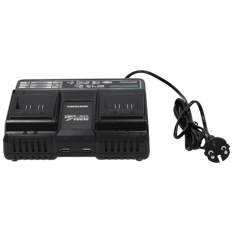 Dvojitá nabíjačka 2 x 4,5A 18V 1