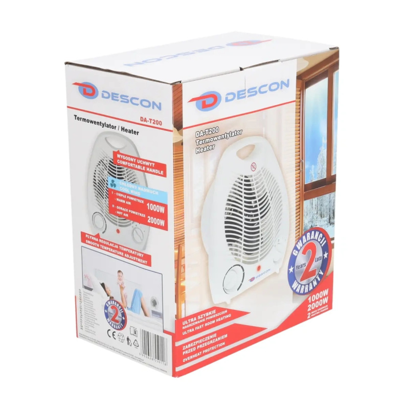 Termoventilátor 1000/2000W 5