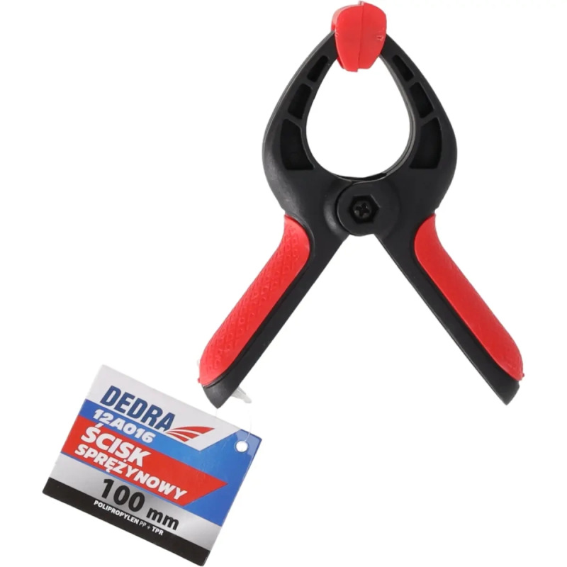 Dvojmateriálová pružinová svorka 100 mm 1