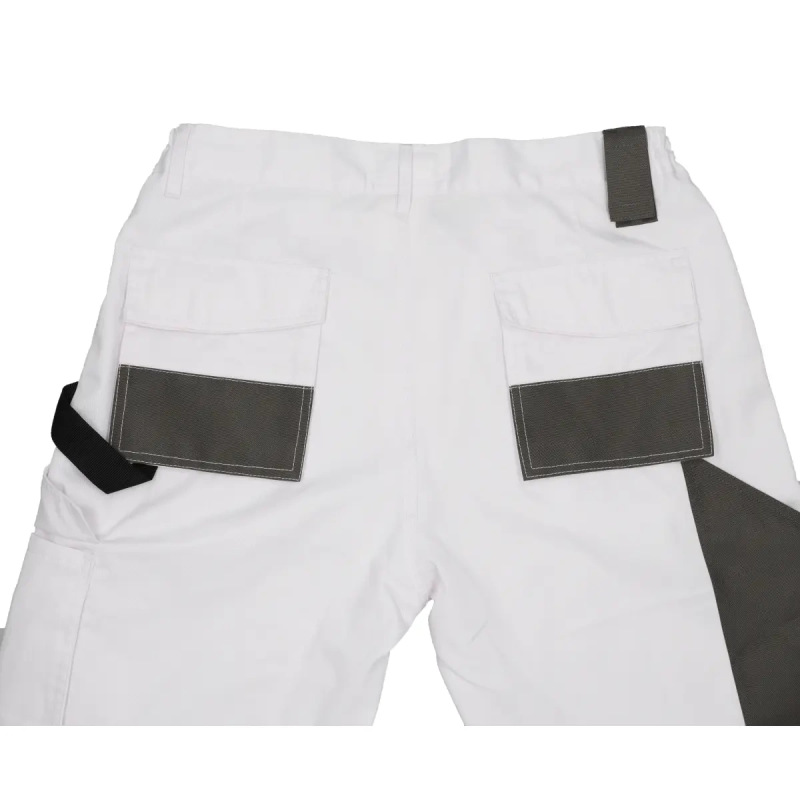 Nohavice ochranné veľkosť M/50, biela, gramáž 190g/m2 3