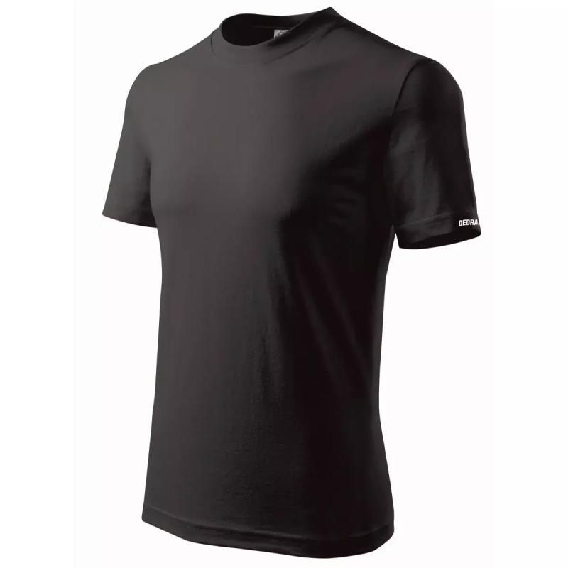 Pánske tričko L, čierna, 100% bavlna