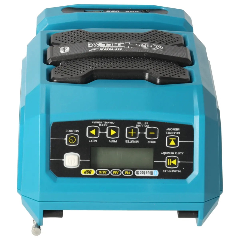 Akumulátorové Bluetooth rádio, USB port 18V 2