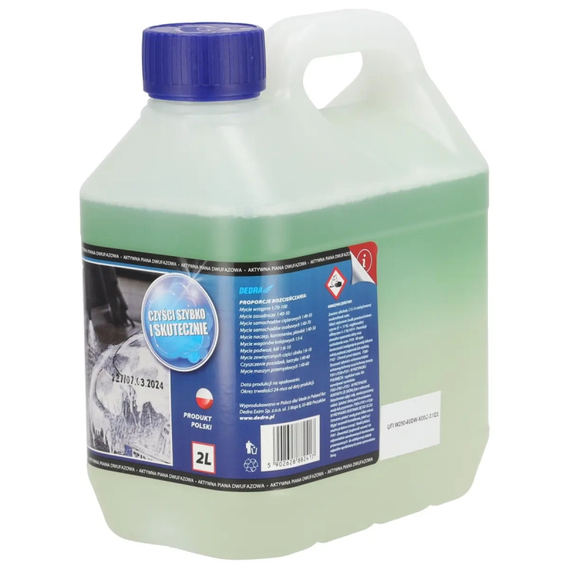 AKTÍVNA PENA NA SILNÉ ZNEČISTENIA DVOJFÁZOVÝ PRÍPRAVOK 2L 2