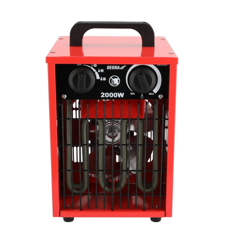 Ohrievač elektricky vzduchu 650/1300/2000W, termostat 2