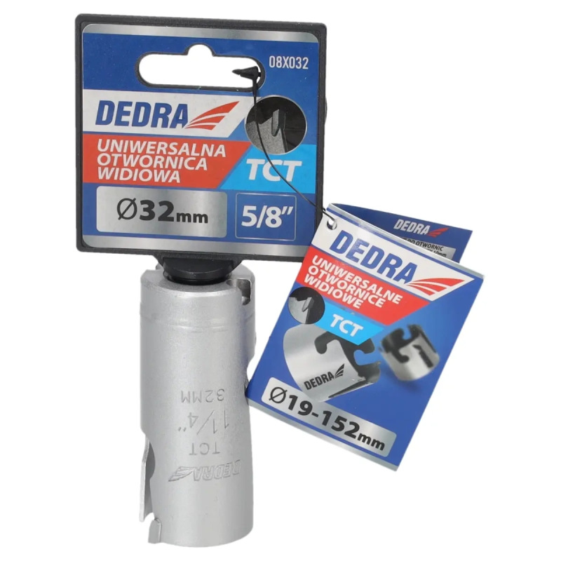 Univerzálny korunkový vrták TCT 32 mm 5/8'' 2