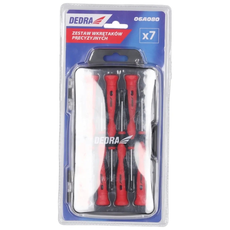 Súprava presných vrtákov 7 ks, oceľ CrV 3