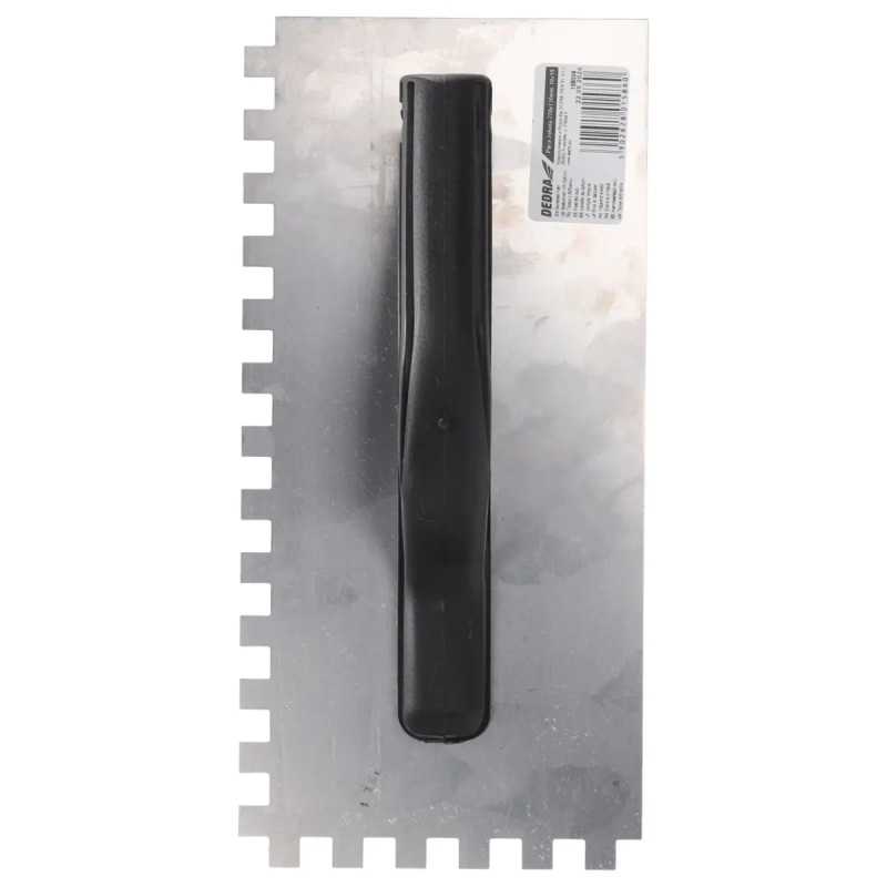 Zubové hladidlo z nehrdzavejúcej ocele 270x130 mm 10*10 1