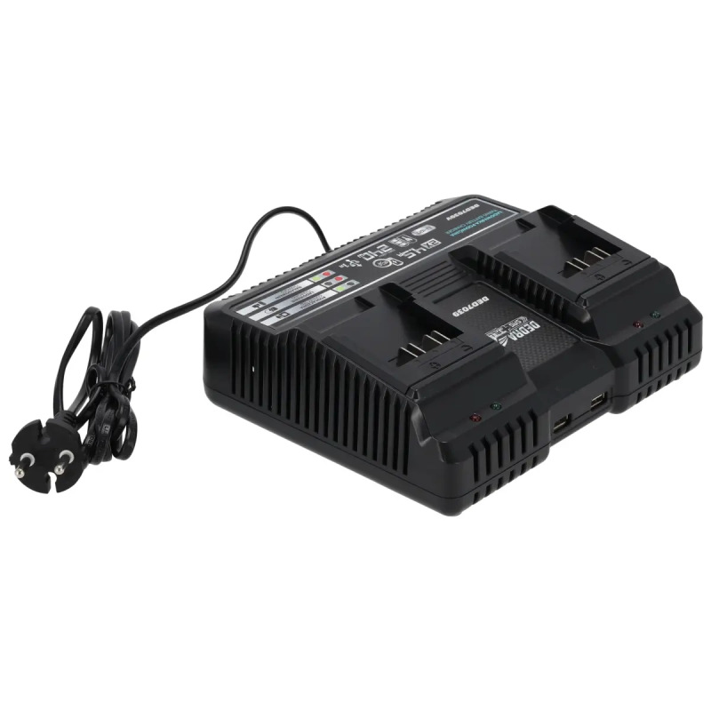 Dvojitá nabíjačka 2 x 4,5A 18V 2