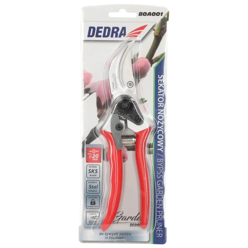 Záhradné nožnice, na živé výhonky, max. hrúbka strihu 20 mm 3