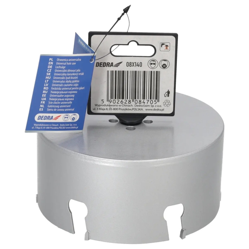 Univerzálny korunkový vrták TCT 140 mm 5/8'' 3