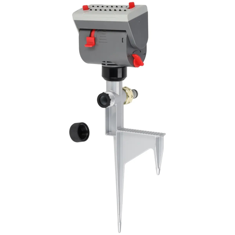 Oscilačný zavlažovač,16dýz,regulovaný,na hliníkovom kolíku 1