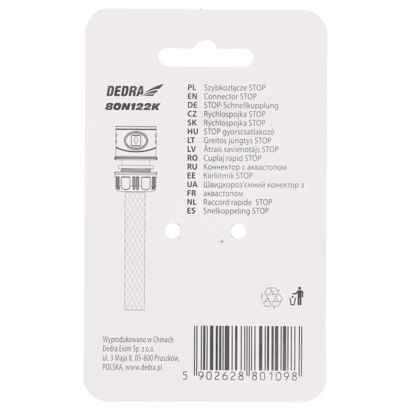 Rýchlospojka STOP 3/4" SOFT, na karte 4