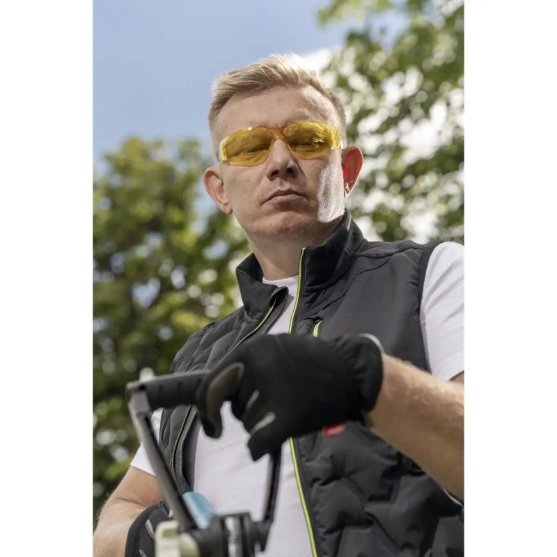 Ochranné okuliare, polykarbonát, žlté 1