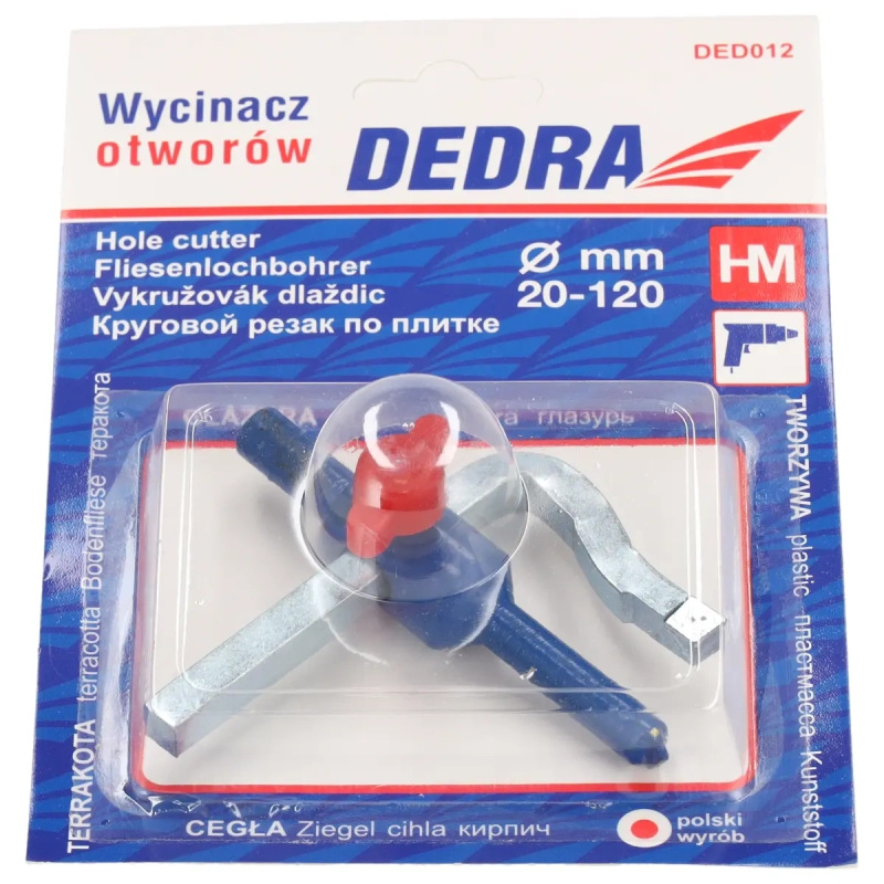 Rezač otvorov do obkladu profesionálny 22-120mm 1