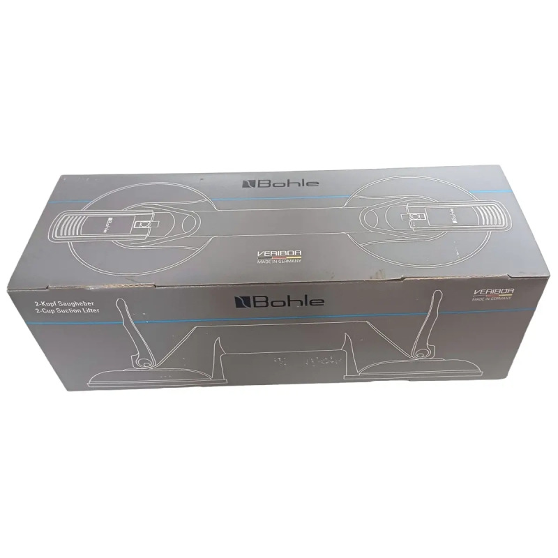 Veribor Prísavka 2 bodová, nosnosť 60 kg, aluminium 1