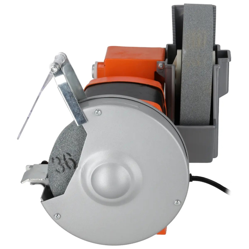 Brúska stolová dvojkotúčová 250W, 150x20x12,7mm, na mokré a suché použitie, elektromagneticky bezpeč 7