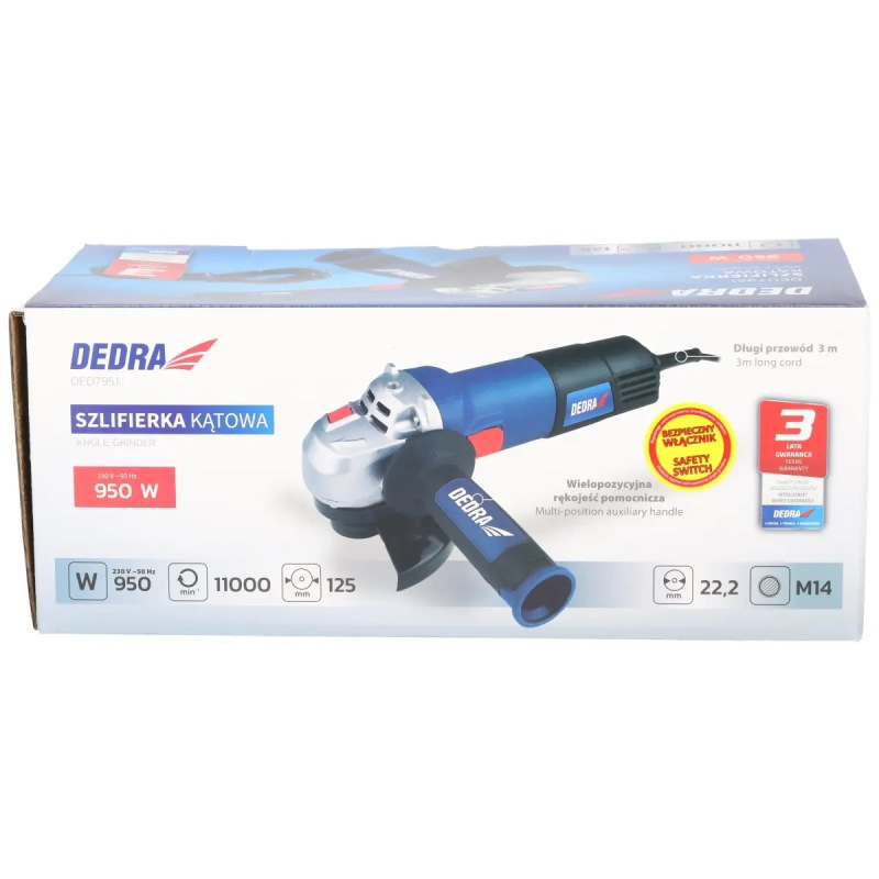 Uhlová brúska 125mm 950W 8