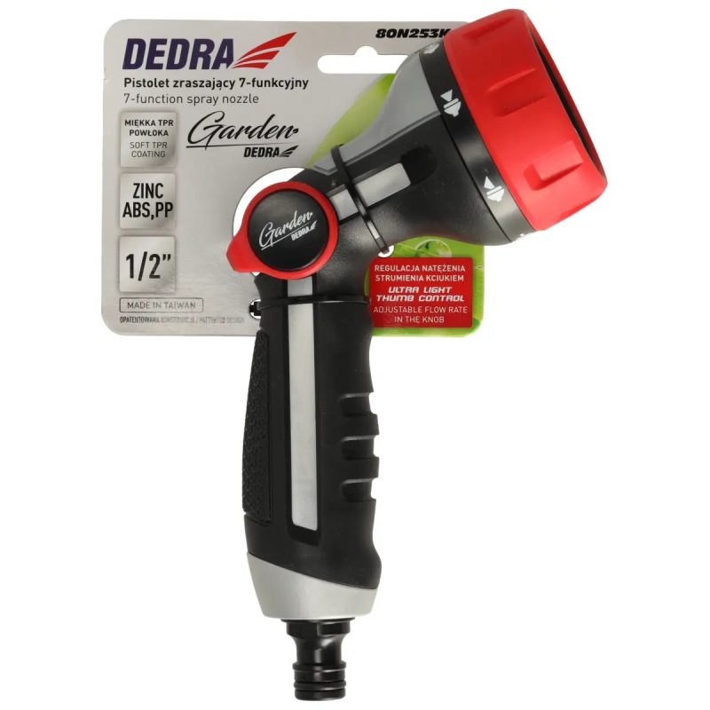 7-funkčná postrekovacia pištoľ ULTRA LIGHT THUMB CONTROL 3