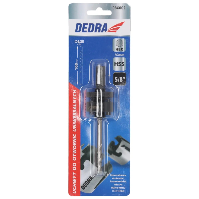 Skľučovadlo na univerzálne korunkové vrtáky 5/8'' HEX 4