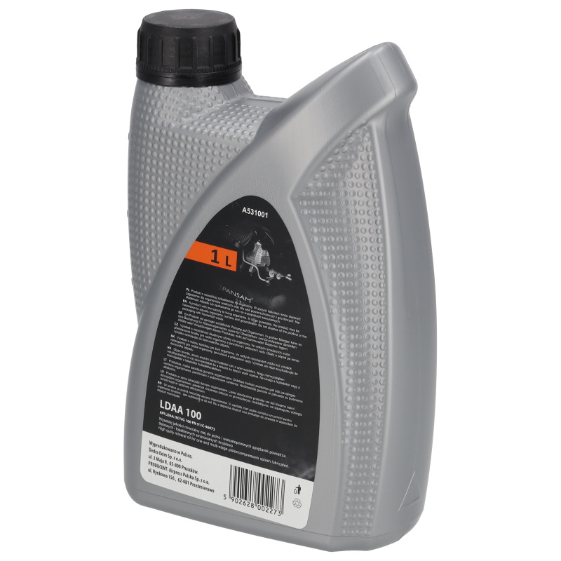 Olej pre kompresory HD 100 L-DAC, stredné a ťažké pracovné podmienky 1L 1