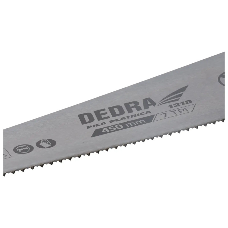 Pílka ručná trojuholníková 450mm, rúčka gumená, zuby kalená 1