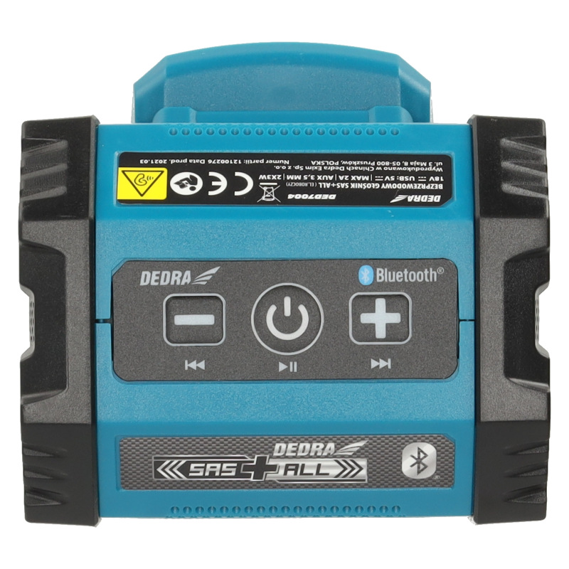 Akumulátorový reproduktor Bluetooth, USB port 18V 4