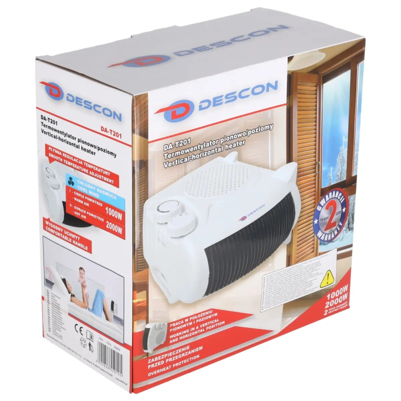 Termoventilátor 2000W 8