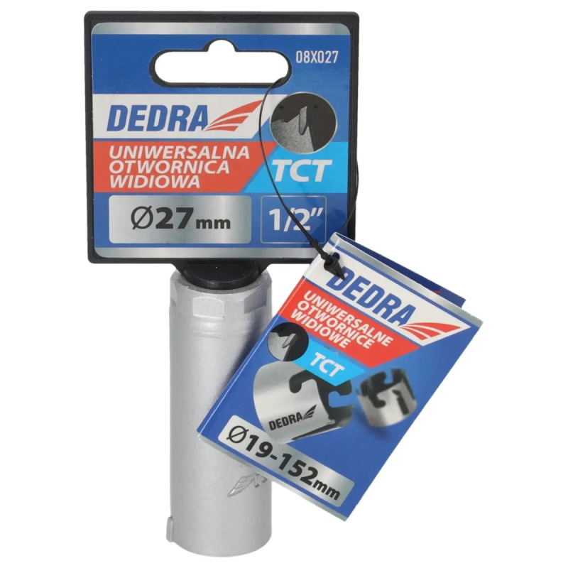 Univerzálny korunkový vrták TCT 27 mm 1/2'' 2