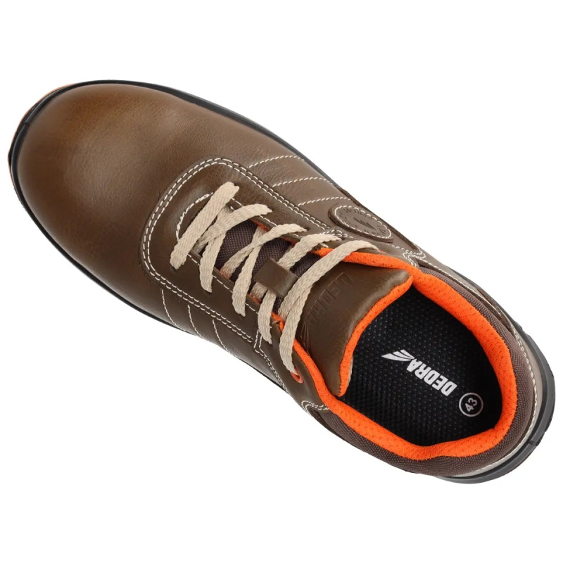 Bezpečnostné poltopánky P4, crazy horse, veľk:37,kat.S3 SRC 3