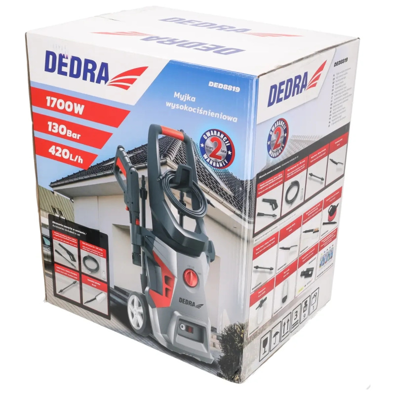 Vysokotlakový čistič 1700W, 130bar 4