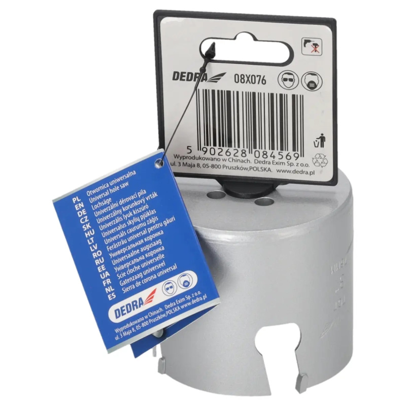 Univerzálny korunkový vrták TCT 76 mm 5/8'' 3