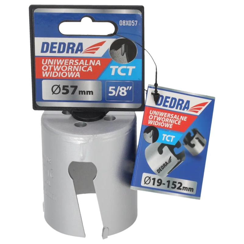 Univerzálny korunkový vrták TCT 57 mm 5/8'' 2