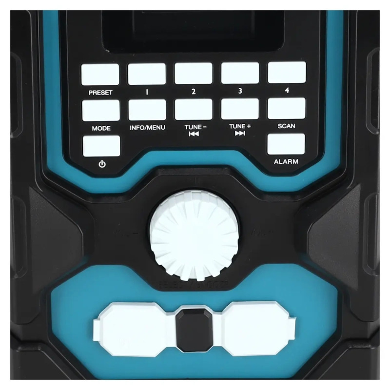 Akumulátorové rádio DAB+/FM 18 V Bluetooth USB 8