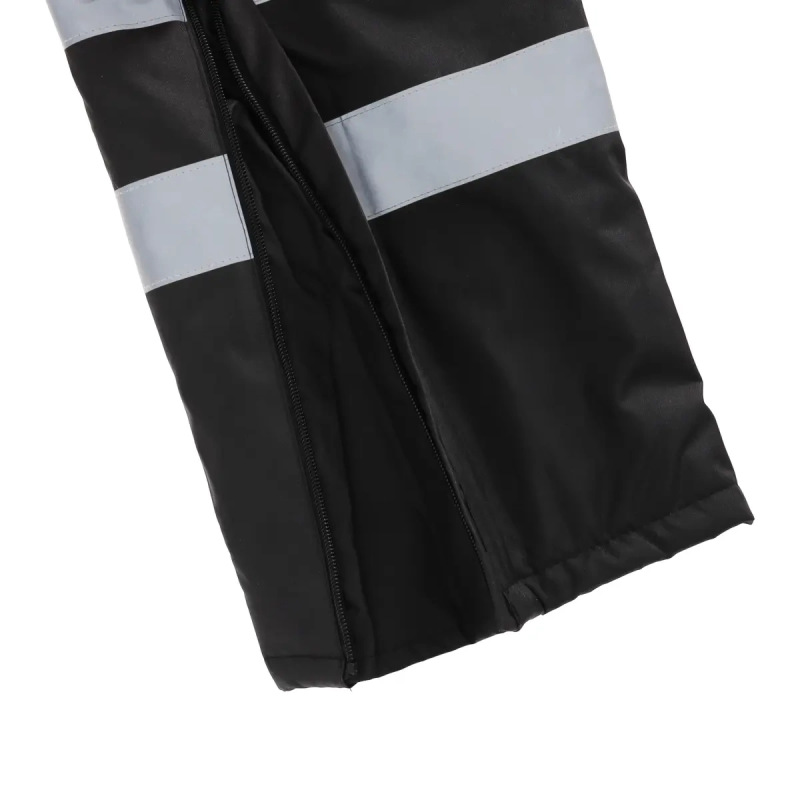 Zateplené reflexné montérky, veľkosť S,žlté 7