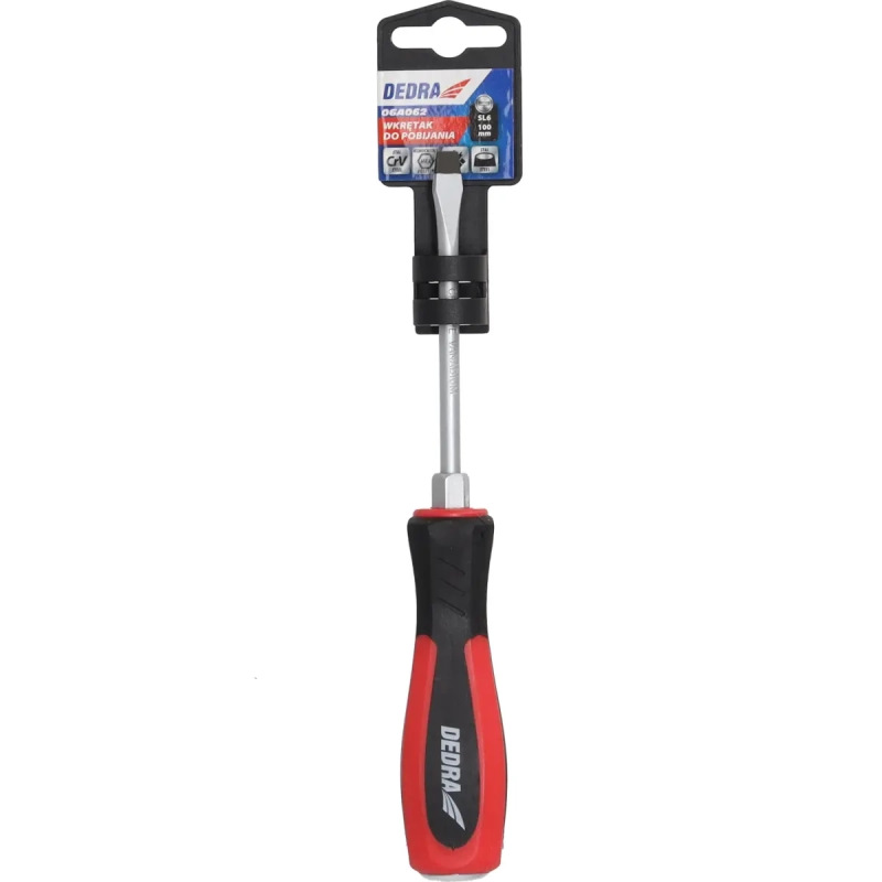 Plochý úderový skrutkovač,oceľ CRV 6x100mm 1