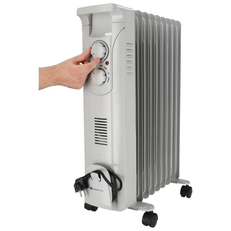 Olejový radiátor 2000W+ventilátor 400W 7